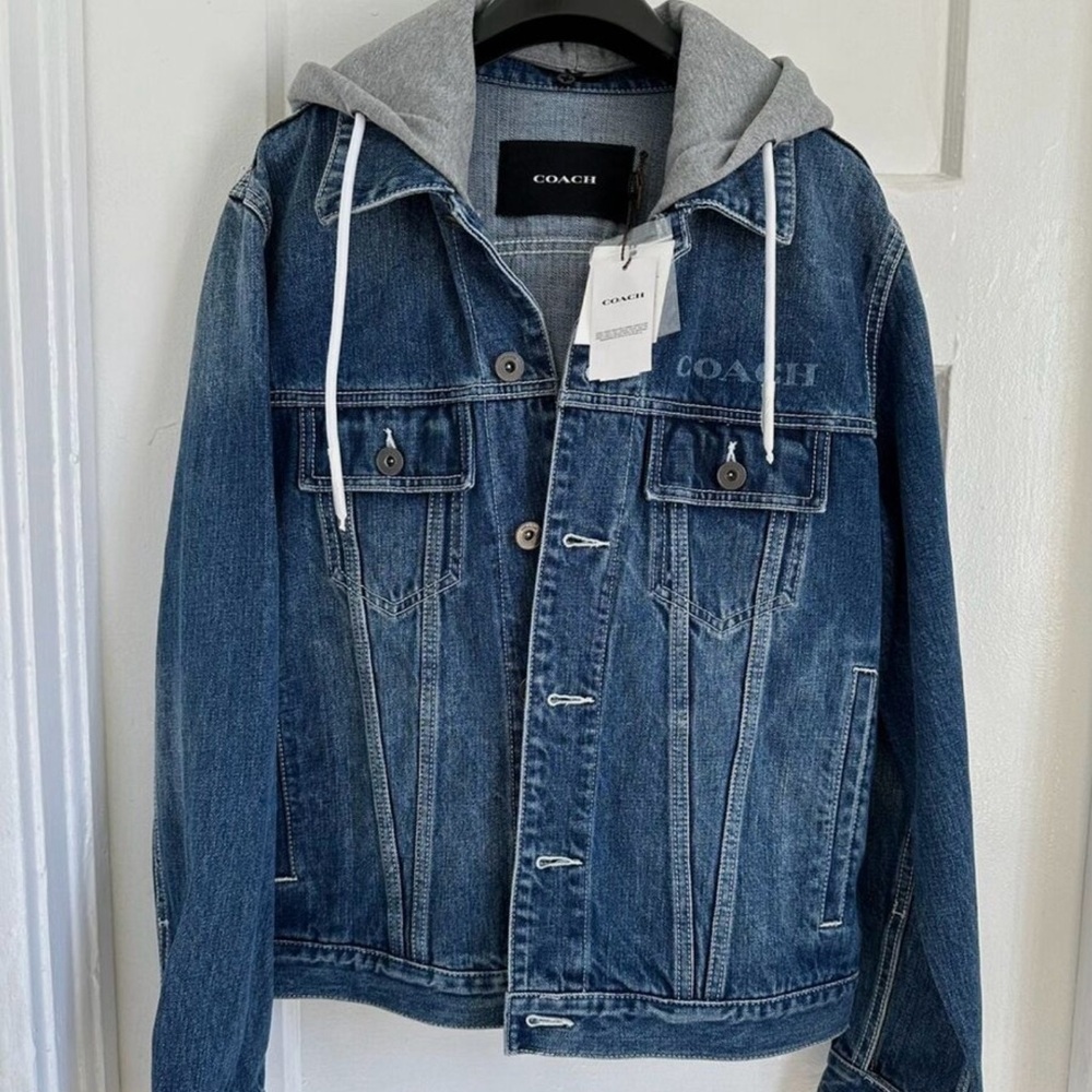 Coach Blue Vintage Wash Denim Jacket